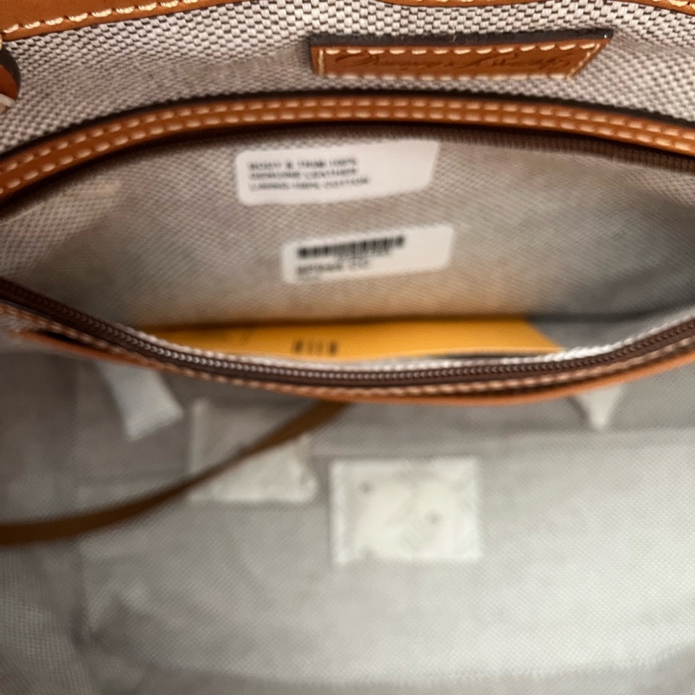 Dooney & Bourke Leather Flynn Tote - Picture 10 of 11